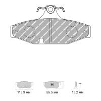 Ferodo Racing FDSE6002 колодки тормозные задние