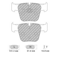 Ferodo Racing FCP4412 колодки тормозные передние, состав колодок "H" (DS 2500), черый