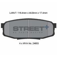 Pagid 8084 колодки тормозные задние, толщина 17,4 мм, состав SP (Street+)