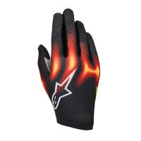 Alpinestars Sim Graphic 3 перчатки для симрейсинга, XS, чёрный / красный / жёлтый