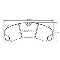 Pagid 8235 колодки тормозные передние, толщина 16,6 мм, состав RSL 1