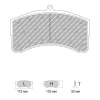 Ferodo Racing FRP3165 колодки тормозные передние, состав колодок "GB" (DS 3.12), черный