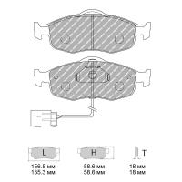 Ferodo Racing FDS766 колодки тормозные передние
