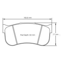 Pagid 8100 колодки тормозные передние, толщина 29 мм, состав RSL 1