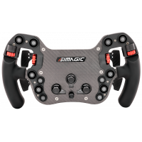 Simagic FX Formula руль для симрейсинга с лепестками сцепления (силикон), 290 мм, черный