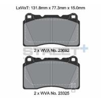 Pagid 8300 колодки тормозные передние, толщина 15 мм, состав SP (Street+)
