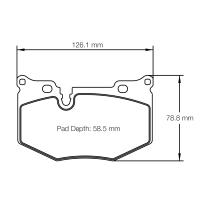 Pagid 8279 колодки тормозные передние, толщина 15.3 мм, состав RSL 29