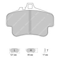 Ferodo Racing FDS1435 колодки тормозные, состав колодок DS Performance, черный