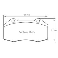 Pagid 8023 колодки тормозные передние, толщина 15,5 мм, состав RSL 29