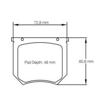 Pagid 8032 колодки тормозные, толщина 17,5 мм, состав RSH 3