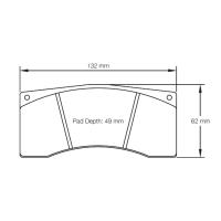 Pagid 8191 колодки тормозные, толщина 18 мм, состав RSL 1