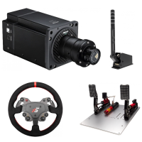 Simagic рулевая база Alpha + руль GT1 + педали P2000-R (газ, тормоз) + тормоз ручной TB-1
