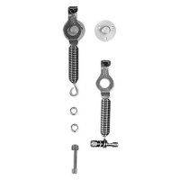 OMP замки багажника, сталь, серебристый