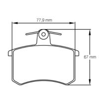 Pagid 3242 колодки тормозные, толщина 15,5 мм, состав RSH 42