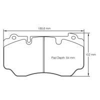 Pagid 4941 колодки тормозные передние, толщина 16,2, состав RSC 1