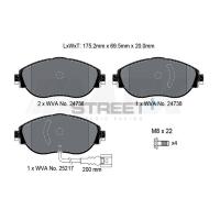 Pagid 8192 колодки тормозные