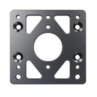 MOZA Racing пластина - адаптер для монтажа базы R5, R9, R12, R16, R21,  серебристый, 100 х 98 мм