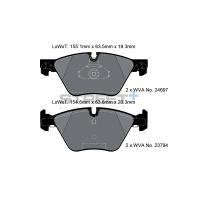 Pagid 8089 колодки тормозные передние, толщина 19,3 мм, состав SP (Street+)