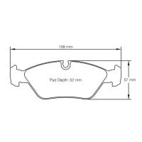 Pagid 1144 колодки тормозные передние, толщина 19,5 мм, состав RSL 29