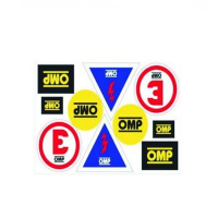 OMP наклейки (12 шт.), желтый / черный