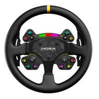 MOZA Racing RS V2 руль для симрейсинга (кожа), 330 мм, черный