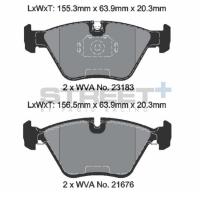 Pagid 8221 колодки тормозные передние, толщина 20,3 мм, состав SP (Street+)