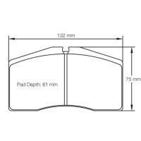 Pagid 1908 колодки тормозные передние, толщина 24 мм, состав RSL 29