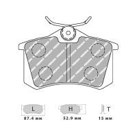 Ferodo Racing FCP541 колодки тормозные