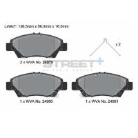 Pagid 8310 колодки тормозные, толщина 16,5 мм, состав SP (Street+)