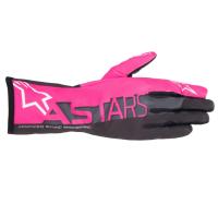 Alpinestars Tech-1 K Race V2 Advance перчатки для картинга, черный / розовый, S