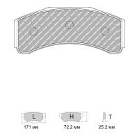 Ferodo Racing FRP3167 колодки тормозные передние, состав колодок "G" (DS 3.12), черный