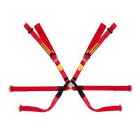 Sabelt ремни безопасности, 8 точек, 2", титан, красный