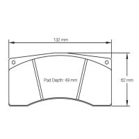 Pagid 1674 колодки тормозные задние, толщина 25 мм, состав RSL 19