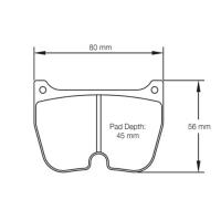 Pagid 2053 колодки тормозные, толщина 20 мм, состав RSL 29