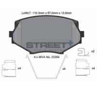 Pagid 8171 колодки тормозные передние, толщина 13,6 мм, состав SP (Street+)