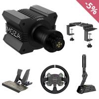 MOZA Racing R9 V2 + руль CS V2P + педали SR-P (газ, тормоз) + тормоз ручной HBP