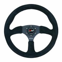 Motamec руль для автоспорта (замша), 350 мм, вылет 55 мм, черный