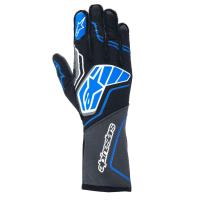 Alpinestars Tech-1 ZX V4 перчатки для автоспорта, черный / синий, L