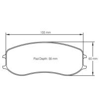 Pagid 4920 колодки тормозные передние, толщина 22 мм, состав RSL 1E