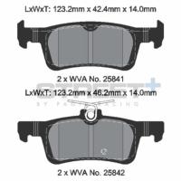 Pagid 8235 колодки тормозные задние, толщина 14 мм, состав SP (Street+)