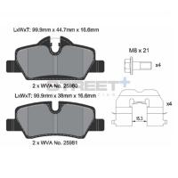 Pagid 8305 колодки тормозные задние