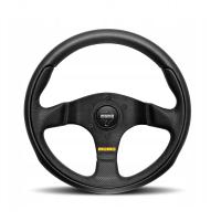 Momo Team nfc 280 руль для тюнинга (кожа), 280 мм, вылет 40 мм, черный