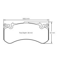 Pagid 4937 колодки тормозные передние, толщина 17,6 мм, состав RSC 1