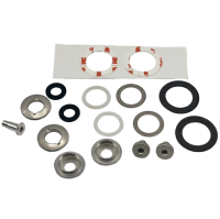 Stilo к-т крепления козырька и визора для шлема Venti WRX, серебристый