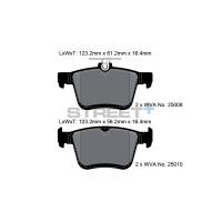 Pagid 8101 колодки тормозные задние, толщина 16,4 мм, состав SP (Street+)