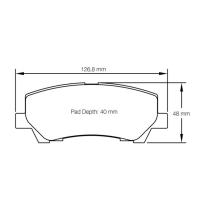 Pagid 8204 колодки тормозные задние, толщина 17,5 мм, состав RSL 29