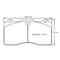 Pagid 4945 колодки тормозные передние, толщина 18,9 мм, состав RSC 1