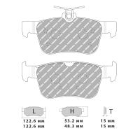 Ferodo Racing FCP5086 колодки тормозные задние, состав колодок "H" (DS 2500), черный