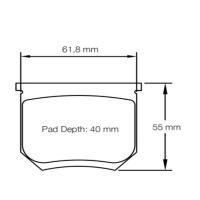 Pagid 8055 колодки тормозные, толщина 17,5 мм, состав RSH 42