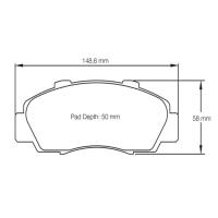 Pagid 2623 колодки тормозные передние, толщина 17,3 мм, состав RSL 29